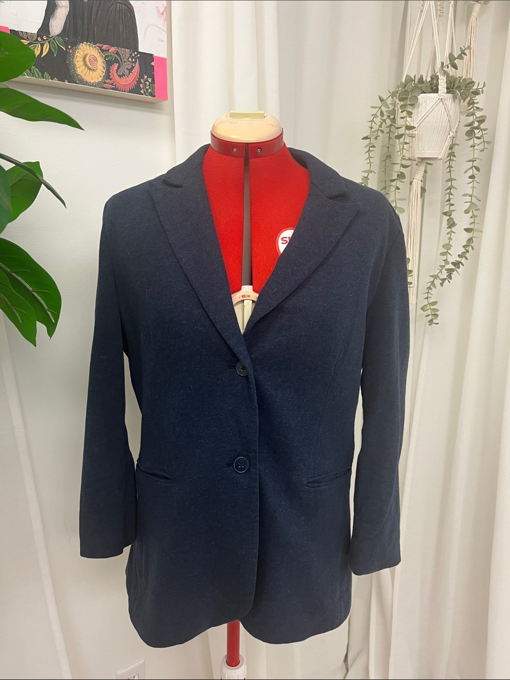 Calvin Klein Classic Women's Navy Blazer Jacket